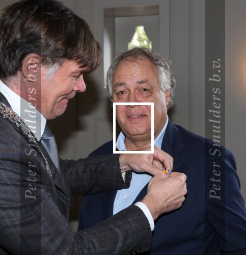Breda, 26 Oktober 2024
Koninklijke onderscheiding voor Aad Ouborg
Aad Ouborg en burgemeester van Breda Paul Depla