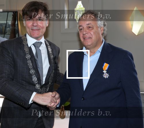 Breda, 26 Oktober 2024
Koninklijke onderscheiding voor Aad Ouborg
Aad Ouborg en burgemeester van Breda Paul Depla