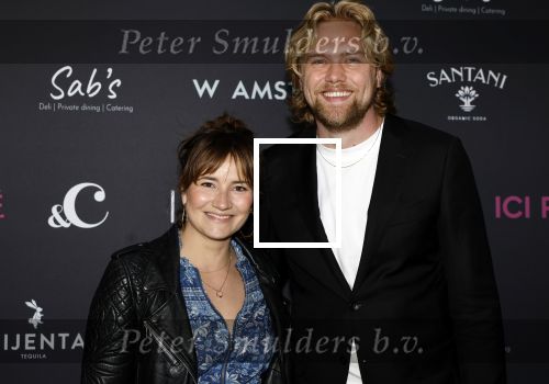 Amsterdan 23 mei 2024
Presentatie magazine Loiza Lamers in het W Hotel. barbara Sloesen met vriend
