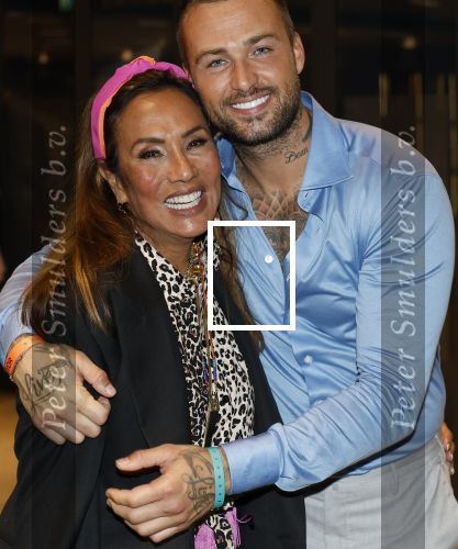 Amsterdam 25 mei 2024
Feestje na concert van de Toppers in de Johan Cruijff Arena. Dave Roelvink en Patty Brard