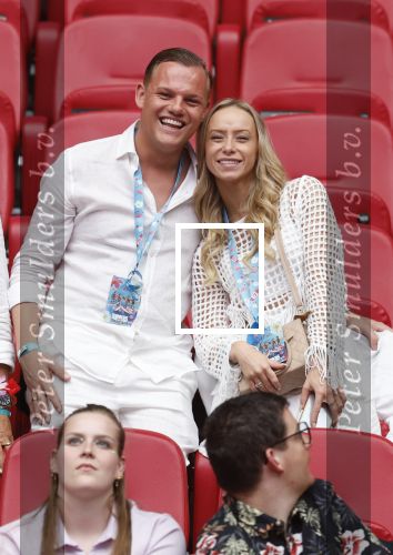Amsterdam 25 mei 2024
Jacky Omtzigt met vriend bij toppers in Concert in de Amsterdam Johan Cruijff arena