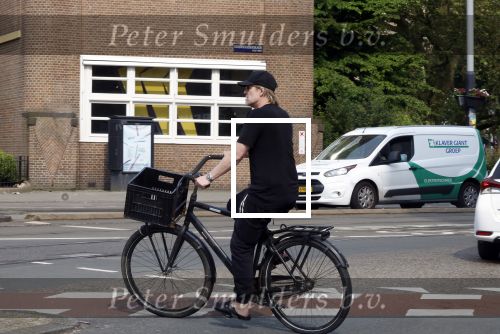 Amsterdam 17 mei 2024
Jacob Krabbe op de fiets in het centrum van Amsterdam