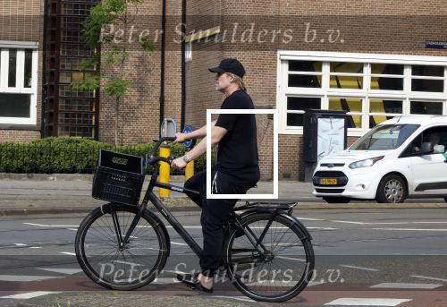 Amsterdam 17 mei 2024
Jacob Krabbe op de fiets in het centrum van Amsterdam