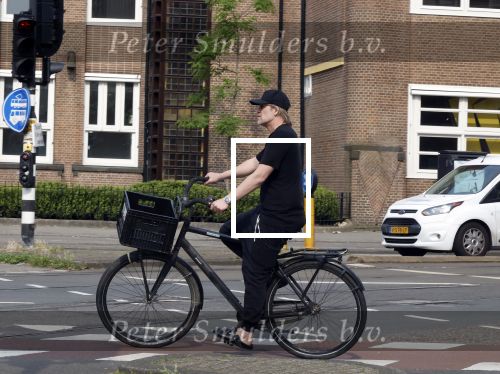 Amsterdam 17 mei 2024
Jacob Krabbe op de fiets in het centrum van Amsterdam