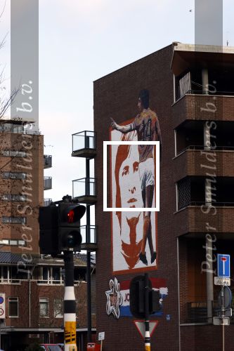Amsterdam 26 januari 2024
Johan Cruyff muur schildering in betondorp