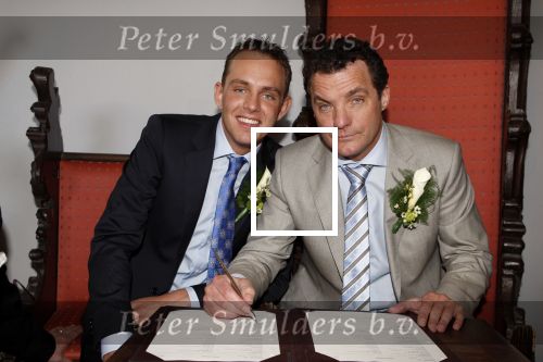 10 April 2009
John de Bever en Kees Stevens trouwen