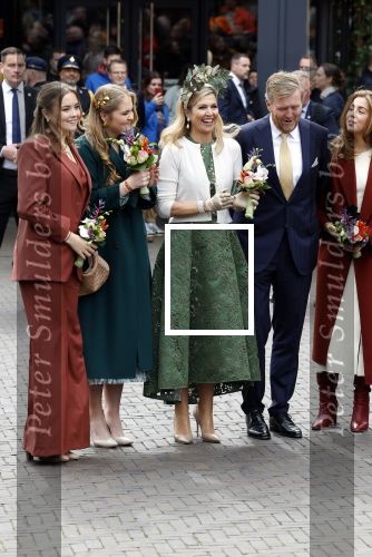 Emmen 27 april 2024
Koningsdag in Emmen met de koninklijke familie . Aanwezig bKoning Willem Alexander Koningin Maxima Prinses Amalia Prinses Alexia Prinses Ariane Prins Constantijn Prinses laurentien Prins Bernhard Prinses Annette Prins Maurits Prinses Marilene Prins Pieter Christiaan Prinses Anita Prins Floris en Prinses Aimee.