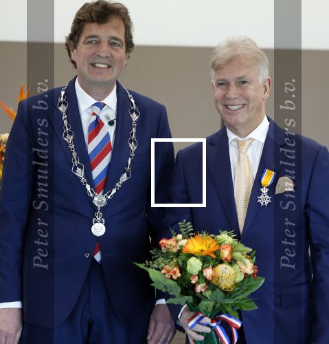 Ede, 26 April 2024
Koninklijke onderscheidingen voor
Marcel Boekhoorn enMarlies Boekhoorn
Burgemeester Rene Verhulst