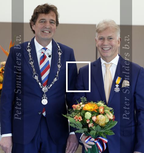 Ede, 26 April 2024
Koninklijke onderscheidingen voor
Marcel Boekhoorn enMarlies Boekhoorn
Burgemeester Rene Verhulst