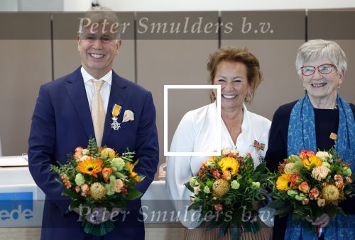 Ede, 26 April 2024
Koninklijke onderscheidingen voor
Marcel Boekhoorn enMarlies Boekhoorn
Burgemeester Rene Verhulst
