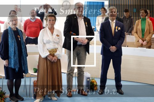 Ede, 26 April 2024
Koninklijke onderscheidingen voor
Marcel Boekhoorn enMarlies Boekhoorn
Burgemeester Rene Verhulst