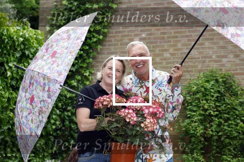 Noordwijk 24 mei 2024
Erica Meiland en Martien Meiland planten bijzondere hortensiaâ€™s in de tuin van hun Boutique Pension Code RosÃ©.