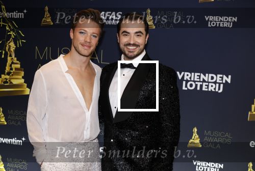 Leusden 24 april 2024
Musical awards Gala bij het Afas Theater in Leusden. Milan v Waardenburg met partner