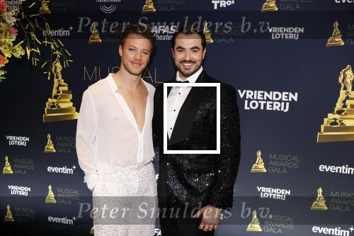 Leusden 24 april 2024
Musical awards Gala bij het Afas Theater in Leusden. Milan v Waardenburg met partner
