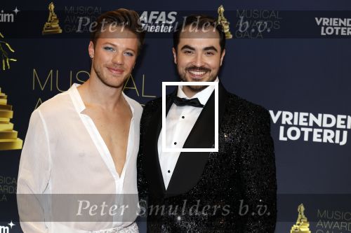 Leusden 24 april 2024
Musical awards Gala bij het Afas Theater in Leusden. Milan v Waardenburg met partner