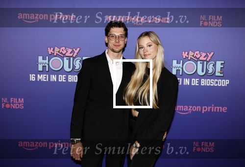 Amsterdam 13 mei 2024
Premiere Crazy House in Tuschinski. Noa Jacobus kwam met haar vriend