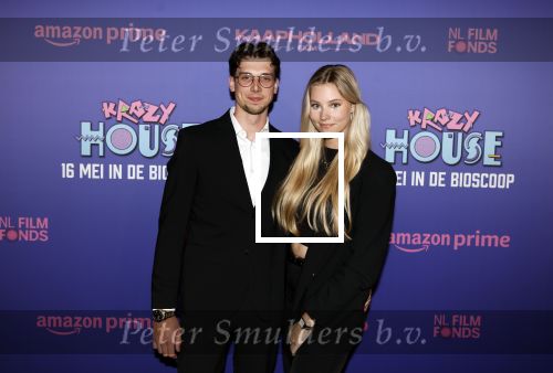 Amsterdam 13 mei 2024
Premiere Crazy House in Tuschinski. Noa Jacobus kwam met haar vriend