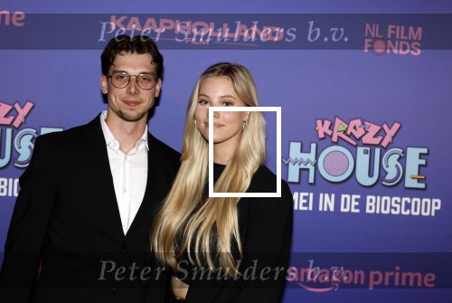 Amsterdam 13 mei 2024
Premiere Crazy House in Tuschinski. Noa Jacobus kwam met haar vriend