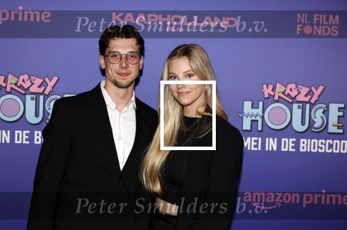 Amsterdam 13 mei 2024
Premiere Crazy House in Tuschinski. Noa Jacobus kwam met haar vriend