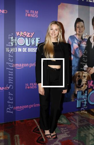 Amsterdam 13 mei 2024
Premiere Crazy House in Tuschinski. Noa Jacobus kwam met haar vriend