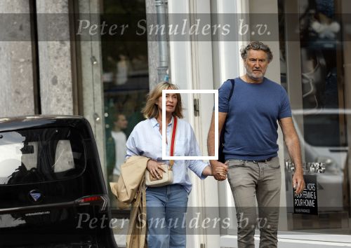 Amsterdam 17 mei 2024
Sandra Masmeijer met haar nieuwe vriend Steven Cnudde op de pc hooftstraat.