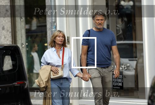 Amsterdam 17 mei 2024
Sandra Masmeijer met haar nieuwe vriend Steven Cnudde op de pc hooftstraat.