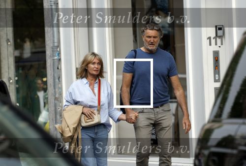 Amsterdam 17 mei 2024
Sandra Masmeijer met haar nieuwe vriend Steven Cnudde op de pc hooftstraat.