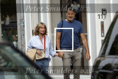 Amsterdam 17 mei 2024
Sandra Masmeijer met haar nieuwe vriend Steven Cnudde op de pc hooftstraat.