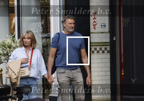 Amsterdam 17 mei 2024
Sandra Masmeijer met haar nieuwe vriend Steven Cnudde op de pc hooftstraat.