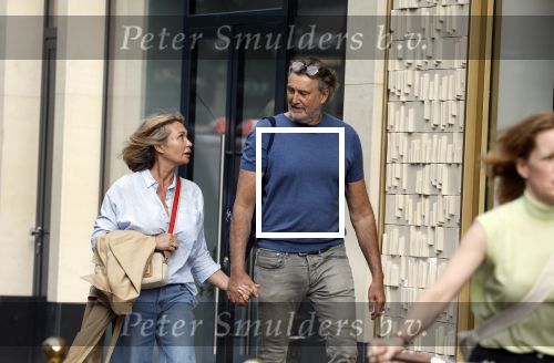 Amsterdam 17 mei 2024
Sandra Masmeijer met haar nieuwe vriend Steven Cnudde op de pc hooftstraat.