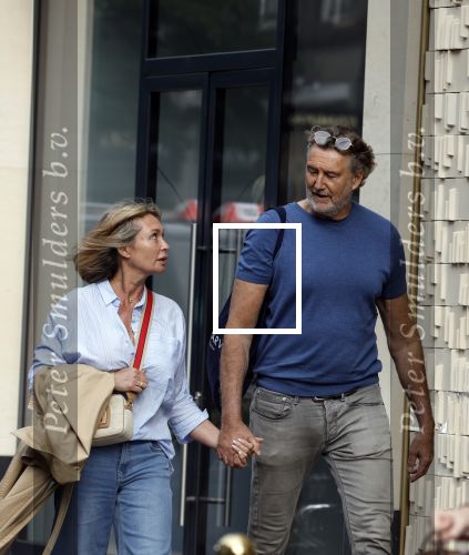 Amsterdam 17 mei 2024
Sandra Masmeijer met haar nieuwe vriend Steven Cnudde op de pc hooftstraat.