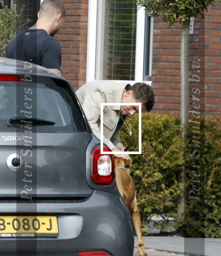 Wilnis 20 en 21 mei 2025
Andre Hazes bij zijn huis met zijn hond .