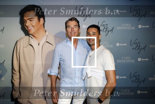 Amsterdam 14 mei 2025
Feestje Yves Berendse bij the Harbour Club. Bart Ettekoven met partner Dennis