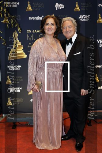 Leusden 16 april 2025
Musicalawards gala bij AFAS . Erwin v lambaart met vrouw