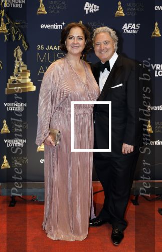 Leusden 16 april 2025
Musicalawards gala bij AFAS . Erwin v lambaart met vrouw