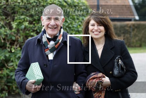 Nijkerk 16 april 2025
80e verjaardag van Lex Harding bij kasteel Salentijn . Frits Spits met zijn vriendin