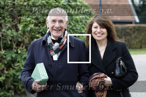 Nijkerk 16 april 2025
80e verjaardag van Lex Harding bij kasteel Salentijn . Frits Spits met zijn vriendin