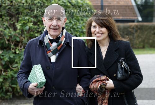 Nijkerk 16 april 2025
80e verjaardag van Lex Harding bij kasteel Salentijn . Frits Spits met zijn vriendin