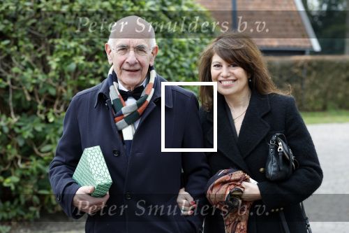 Nijkerk 16 april 2025
80e verjaardag van Lex Harding bij kasteel Salentijn . Frits Spits met zijn vriendin