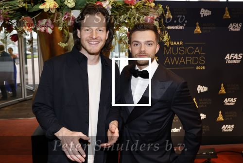 Leusden 16 april 2025
Musicalawards gala bij AFAS . Guido Spek en Buddy Vedder