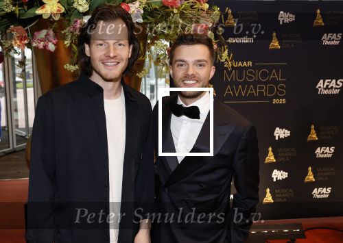 Leusden 16 april 2025
Musicalawards gala bij AFAS . Guido Spek en Buddy Vedder