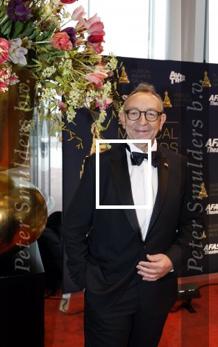 Leusden 16 april 2025
Musicalawards gala bij AFAS . Jon v Eerd met partner . Jon is ruim 23 kg afgevallen