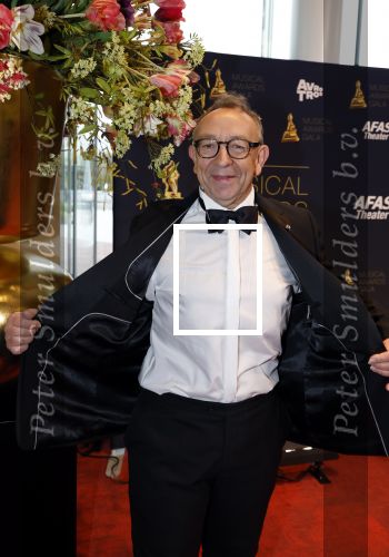 Leusden 16 april 2025
Musicalawards gala bij AFAS . Jon v Eerd met partner . Jon is ruim 23 kg afgevallen