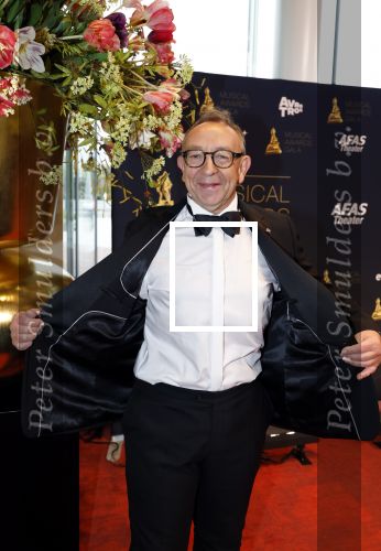 Leusden 16 april 2025
Musicalawards gala bij AFAS . Jon v Eerd met partner . Jon is ruim 23 kg afgevallen