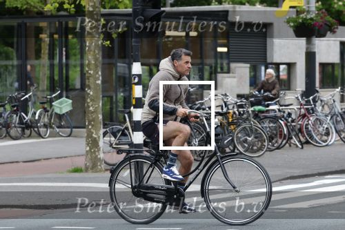 Amsterdam 7 mei 2025
Kenneth Perez op de fiets in Amsterdam