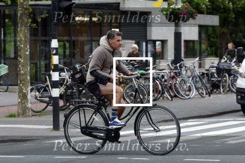 Amsterdam 7 mei 2025
Kenneth Perez op de fiets in Amsterdam