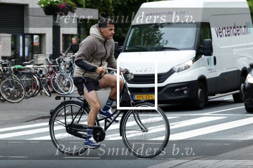 Amsterdam 7 mei 2025
Kenneth Perez op de fiets in Amsterdam