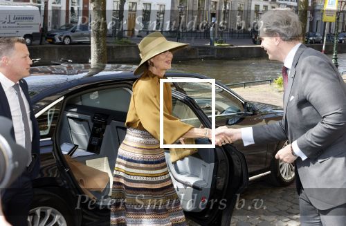 Leiden 22 april 2025
Koningin Maxima bij de opening van de tentoonstelling â€˜Boven het maaiveld â€“ 25 jaar archeologische vondstenâ€™ in het Rijksmuseum van Oudheden in Leiden.