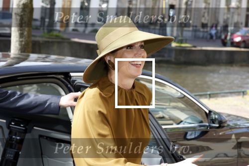 Leiden 22 april 2025
Koningin Maxima bij de opening van de tentoonstelling â€˜Boven het maaiveld â€“ 25 jaar archeologische vondstenâ€™ in het Rijksmuseum van Oudheden in Leiden.
