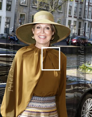 Leiden 22 april 2025
Koningin Maxima bij de opening van de tentoonstelling â€˜Boven het maaiveld â€“ 25 jaar archeologische vondstenâ€™ in het Rijksmuseum van Oudheden in Leiden.